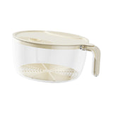 Maxbell Rice Washing Filter Strainer Basket Cleaning Tools for Peas Spinach Potatoes Yellow L
