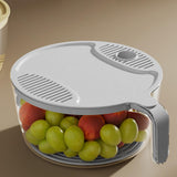 Maxbell Rice Washing Filter Strainer Basket Cleaning Tools for Peas Spinach Potatoes White L