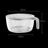 Maxbell Rice Washing Filter Strainer Basket Cleaning Tools for Peas Spinach Potatoes White L