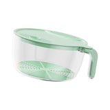 Maxbell Rice Washing Filter Strainer Basket Cleaning Tools for Peas Spinach Potatoes Green L