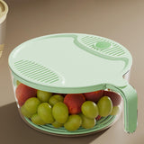 Maxbell Rice Washing Filter Strainer Basket Cleaning Tools for Peas Spinach Potatoes Green L