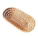 Maxbell Rattan Bread Basket Wicker Woven Basket for Vegetables Snacks Fruits Medium
