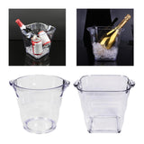 Maxbell Champagne Wine Bucket Portable ice Cube Container for Bar Beach Parties 4L