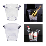 Maxbell Champagne Wine Bucket Portable ice Cube Container for Bar Beach Parties 4L