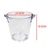 Maxbell Champagne Wine Bucket Portable ice Cube Container for Bar Beach Parties 4L