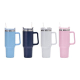 Maxbell Thermal Mug 40oz Portable Stainless water Bottle for Men Light blue