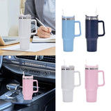 Maxbell Thermal Mug 40oz Portable Stainless water Bottle for Men Light blue
