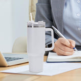 Maxbell Thermal Mug 40oz Portable Stainless water Bottle for Men White