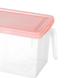Maxbell Fresh Keeping Box Leakproof Fridge Organizer Box for Cabinets Drawer Shelves pink