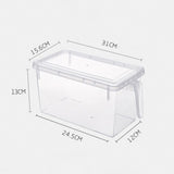 Maxbell Fresh Keeping Box Leakproof Fridge Organizer Box for Cabinets Drawer Shelves pink