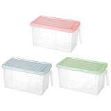 Maxbell Fresh Keeping Box Leakproof Fridge Organizer Box for Cabinets Drawer Shelves pink