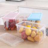 Maxbell Fresh Keeping Box Leakproof Fridge Organizer Box for Cabinets Drawer Shelves pink