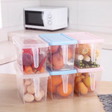 Maxbell Fresh Keeping Box Leakproof Fridge Organizer Box for Cabinets Drawer Shelves pink