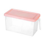Maxbell Fresh Keeping Box Leakproof Fridge Organizer Box for Cabinets Drawer Shelves pink