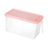 Maxbell Fresh Keeping Box Leakproof Fridge Organizer Box for Cabinets Drawer Shelves pink