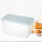 Maxbell Fresh Keeping Box Leakproof Fridge Organizer Box for Cabinets Drawer Shelves blue