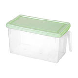 Maxbell Fresh Keeping Box Leakproof Fridge Organizer Box for Cabinets Drawer Shelves green