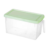 Maxbell Fresh Keeping Box Leakproof Fridge Organizer Box for Cabinets Drawer Shelves green