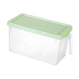 Maxbell Fresh Keeping Box Leakproof Fridge Organizer Box for Cabinets Drawer Shelves green