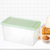 Maxbell Fresh Keeping Box Leakproof Fridge Organizer Box for Cabinets Drawer Shelves green