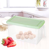 Maxbell Fresh Keeping Box Leakproof Fridge Organizer Box for Cabinets Drawer Shelves green