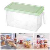 Maxbell Fresh Keeping Box Leakproof Fridge Organizer Box for Cabinets Drawer Shelves green