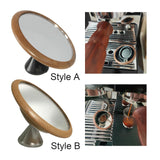 Maxbell Espresso Lens Mirror Flow Rate Observation Reflective Mirror for Bar Kitchen Style A