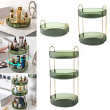 Maxbell Turntable Cupboard Organizer Revolving Condiment Holder for Cupboard Cabinet 1 Tier