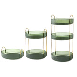 Maxbell Turntable Cupboard Organizer Revolving Condiment Holder for Cupboard Cabinet 1 Tier