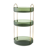 Maxbell Turntable Cupboard Organizer Revolving Condiment Holder for Cupboard Cabinet 3 Tier