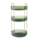 Maxbell Turntable Cupboard Organizer Revolving Condiment Holder for Cupboard Cabinet 3 Tier