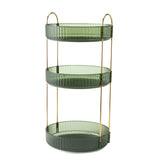 Maxbell Turntable Cupboard Organizer Revolving Condiment Holder for Cupboard Cabinet 3 Tier