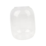 Maxbell Vase Glass Glass Empty Bottle for Home Office Ornament