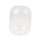 Maxbell Vase Glass Glass Empty Bottle for Home Office Ornament
