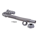 Maxbell Kitchen Sink Sewer Drain Pipe Sink Basin Drain for Bathroom Restroom Kitchen 110cm