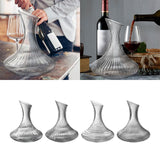 Maxbell Wine Decanter 1.5L Decorative Equipment Wine Separator for Red Wine Home Bar A