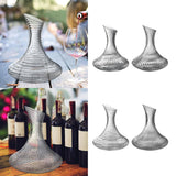 Maxbell Wine Decanter 1.5L Decorative Equipment Wine Separator for Red Wine Home Bar A
