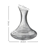 Maxbell Wine Decanter 1.5L Decorative Equipment Wine Separator for Red Wine Home Bar C