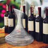 Maxbell Wine Decanter 1.5L Decorative Equipment Wine Separator for Red Wine Home Bar C