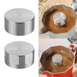 Maxbell Coffee Pot Splashing Cap Coffee Pot Anti Splash Cap for Coffee Shop Round