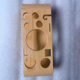 Maxbell Cocktail Shaker Wooden Rack Stable Display Stand for Wedding Beginners Party