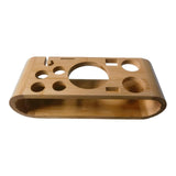 Maxbell Cocktail Shaker Wooden Rack Stable Display Stand for Wedding Beginners Party