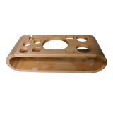 Maxbell Cocktail Shaker Wooden Rack Stable Display Stand for Wedding Beginners Party