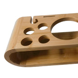 Maxbell Cocktail Shaker Wooden Rack Stable Display Stand for Wedding Beginners Party