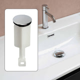 Maxbell Bathroom Sink Stopper Chrome Plug Anti Clogging Bathroom Sink Drain Strainer