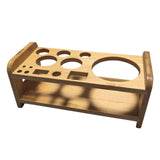 Maxbell Cocktail Shaker Wooden Rack Display Stand Bar Wedding Bamboo SHAKE Rack