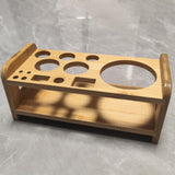 Maxbell Cocktail Shaker Wooden Rack Display Stand Bar Wedding Bamboo SHAKE Rack