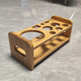 Maxbell Cocktail Shaker Wooden Rack Display Stand Bar Wedding Bamboo SHAKE Rack