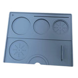Maxbell Silicone tamper Pad Soft Silicone Coffee Tamper Mat for Coffee Shop Worktop