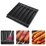 Maxbell Sausage Grilling Pan DIY Waffle Corn maker for Cooking Outdoor Breakfast